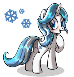 Size: 4140x4325 | Tagged: safe, artist:estories, oc, oc only, oc:frozen droplet, pony, unicorn, absurd resolution, blushing, butt, female, mare, plot, simple background, solo, transparent background