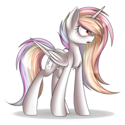 Size: 5004x5000 | Tagged: safe, artist:snowbunny0820, oc, oc only, oc:white rainbow, alicorn, pony, absurd resolution, female, mare, simple background, solo, transparent background