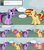 Size: 1284x1444 | Tagged: safe, artist:hakunohamikage, sunset shimmer, twilight sparkle, alicorn, pony, unicorn, ask-princesssparkle, g4, ask, bandage, magic, sleeping, tumblr, twilight sparkle (alicorn)