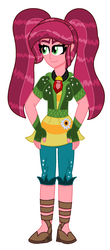 Size: 837x1904 | Tagged: safe, artist:dazzlingmimi, gloriosa daisy, equestria girls, g4, my little pony equestria girls: rainbow rocks, alternate hairstyle, alternate universe, dazzling, female, simple background, solo, white background