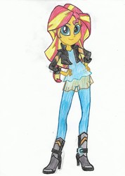Size: 1660x2337 | Tagged: safe, artist:cybertronianbrony, sunset shimmer, equestria girls, g4, female, solo