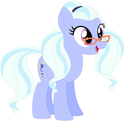 Size: 1024x995 | Tagged: safe, artist:ra1nb0wk1tty, sugarcoat, earth pony, pony, g4, equestria girls ponified, female, glasses, mare, ponified, simple background, solo, transparent background