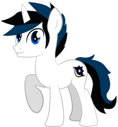 Size: 6629x7152 | Tagged: safe, artist:drarkusss0, oc, oc only, oc:darkinglight, pony, unicorn, absurd resolution, commission, male, simple background, solo