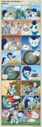 Size: 1600x4762 | Tagged: safe, artist:helmie-art, rainbow dash, soarin', oc, pony, comic:things they did together, g4, comic, female, goggles, male, paintball, ship:soarindash, shipping, straight