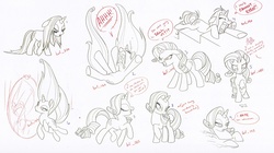 Size: 1551x871 | Tagged: safe, artist:katharine henry, capper dapperpaws, rarity, pony, unicorn, g4, my little pony: the movie, the art of my little pony: the movie, cropped, crying, eyes closed, female, happy, i can't even, screaming, simple background, sketch, white background