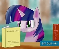 Size: 2000x1656 | Tagged: safe, artist:huffy26, twilight sparkle, pony, g4, atg 2017, book, female, git gud, newbie artist training grounds, reading, solo