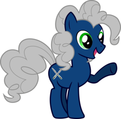 Size: 9999x9895 | Tagged: safe, artist:laberoon, oc, oc only, oc:silvermane, earth pony, pony, absurd resolution, alternate hairstyle, female, mare, race swap, recolor, rule 63, simple background, solo, transparent background, vector