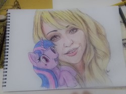 Size: 3261x2445 | Tagged: safe, artist:stratodraw, twilight sparkle, pony, g4, high res, tara strong, traditional art