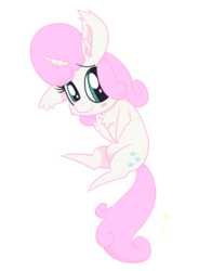 Size: 1100x1400 | Tagged: safe, artist:dragonpone, derpibooru exclusive, twinkleshine, pony, unicorn, blushing, cheek fluff, chest fluff, ear fluff, female, simple background, smiling, solo, sparkles, transparent background