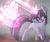 Size: 600x500 | Tagged: safe, artist:uc77, twilight sparkle, pony, g4, angry, axe, combat, female, fight, magic, solo, weapon
