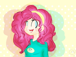 Size: 4200x3150 | Tagged: safe, artist:inkwellartz, pinkie pie, human, g4, alternate universe, beautiful, clothes, cute, female, high res, humanized, solo