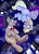 Size: 576x792 | Tagged: safe, artist:lillisketchstudios, derpy hooves, doctor whooves, time turner, pony, g4, doctor who, female, floating, male, mouth hold, ship:doctorderpy, shipping, signature, sonic screwdriver, space, stars, straight, tardis, the doctor