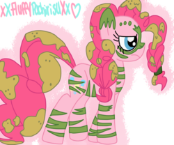 Size: 1024x853 | Tagged: safe, artist:xxfluffypachirisuxx, pinkie pie, earth pony, pony, g4, alternate timeline, chrysalis resistance timeline, female, simple background, solo, transparent background, tribal pie