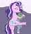 Size: 810x877 | Tagged: artist needed, safe, starlight glimmer, oc, oc:anon, human, pony, g4, cuddling, cute, duo, pony sized pony, size difference, sleeping, smaller male, spooning