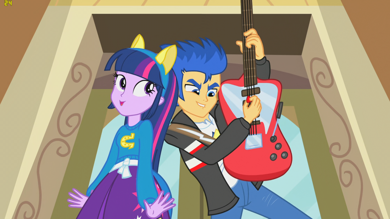 My Little Pony - Equestria Girls : 2 Poupées - Flash Sentry Et Poney Twilight Sparkle Friendship Games