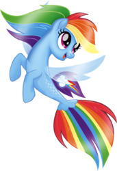 Size: 1688x2473 | Tagged: safe, rainbow dash, seapony (g4), g4, my little pony: the movie, female, sea ponies, seaponified, seapony rainbow dash, simple background, solo, species swap, transparent background