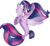 Size: 2688x2484 | Tagged: safe, twilight sparkle, alicorn, seapony (g4), g4, my little pony: the movie, female, high res, sea ponies, seaponified, seapony twilight, simple background, solo, species swap, transparent background, twilight sparkle (alicorn)