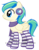 Size: 424x539 | Tagged: safe, artist:petraea, oc, oc only, oc:frost flight, pegasus, pony, clothes, earmuffs, female, mare, simple background, socks, solo, striped socks, transparent background