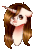 Size: 88x127 | Tagged: safe, artist:enghelkitten, oc, oc only, oc:lu, pony, unicorn, animated, blinking, female, floppy ears, gif, mare, pixel art, simple background, solo, transparent background