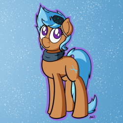Size: 2000x2000 | Tagged: safe, artist:ashtoneer, oc, oc only, earth pony, pony, clothes, female, goggles, high res, mare, scarf, solo