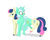 Size: 2460x1973 | Tagged: safe, artist:paskanaakka, derpibooru exclusive, bon bon, lyra heartstrings, sweetie drops, buttpony, earth pony, pony, unicorn, g4, abomination, bon bon is not amused, chest fluff, colored hooves, duo, ear fluff, female, fusion, lyrabon (fusion), mare, not salmon, pushmi-pullyu, raised hoof, reverse pushmi-pullyu, simple background, unamused, unshorn fetlocks, wat, white background