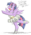 Size: 1500x1711 | Tagged: safe, artist:flutterthrash, twilight sparkle, alicorn, pony, a royal problem, g4, my little pony: friendship is magic, ballerina, ballet, blushing, clothes, cute, female, mare, newbie artist training grounds, simple background, tutu, tutu cute, twiabetes, twilarina, twilight sparkle (alicorn)