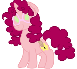 Size: 878x786 | Tagged: safe, artist:sodaaz, oc, oc only, oc:starspell, pony, unicorn, cute, female, filly, glasses, magical lesbian spawn, ocbetes, offspring, offspring's offspring, parent:oc:hummingbird cake, parent:oc:tinker time, parents:oc x oc, parents:tinkerbird, simple background, smiling, white background