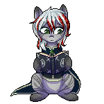 Size: 150x150 | Tagged: safe, artist:doekitty, oc, oc only, oc:cha'tima, pony, animated, book, coontails, gif, male, pixel art, reading, simple background, solo, stallion, transparent background