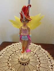 Size: 1512x2016 | Tagged: safe, sunset shimmer, equestria girls, g4, my little pony equestria girls: friendship games, clay, craft, daydream shimmer, irl, photo, rebecca shoichet, sculpture, traditional art