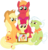 Size: 1750x1822 | Tagged: safe, artist:crazynutbob, apple bloom, applejack, big macintosh, bright mac, granny smith, pear butter, earth pony, pony, g4, my little pony: friendship is magic, the perfect pear, apple bloom's bow, apple family, apple siblings, apple sisters, applejack's hat, big macintosh's yoke, bow, braid, brother and sister, clothes, cowboy hat, female, filly, foal, granny smith's shawl, hair bow, hat, hoof on shoulder, horse collar, male, mare, picture frame, remember, scarf, ship:brightbutter, shipping, siblings, simple background, sisters, stallion, straight, transparent background