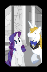 Size: 2126x3224 | Tagged: safe, artist:jayjaykolio, prince blueblood, rarity, pony, g4, female, high res, male, ship:rariblood, shipping, straight