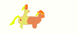 Size: 1006x438 | Tagged: safe, artist:laupin, applejack, centaur, humalos, pony, g4, 1000 hours in ms paint, deviantart muro, simple background, white background