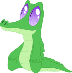 Size: 3514x3577 | Tagged: safe, artist:porygon2z, gummy, alligator, reptile, g4, cute, gummybetes, happy, high res, male, simple background, solo, transparent background, vector