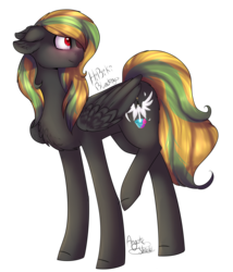 Size: 3187x3721 | Tagged: safe, artist:angelic-shield, edit, oc, oc only, oc:hibiki blackwing, birthday, cutie mark, female, high res, mare, solo