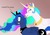 Size: 1200x848 | Tagged: safe, artist:wolfman-al, princess celestia, princess luna, alicorn, pony, g4, descriptive noise, female, gradient background, horse noises, licking, simple background, surprised, tongue out