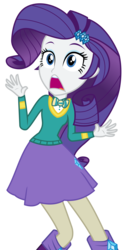 Size: 1281x2534 | Tagged: safe, artist:sketchmcreations, rarity, eqg summertime shorts, equestria girls, g4, steps of pep, boots, bowtie, clothes, female, jazz hands, open mouth, ponytones outfit, shoes, simple background, skirt, transparent background, vector, wondertones