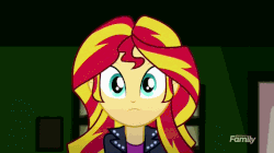 Size: 682x382 | Tagged: safe, edit, screencap, ray, sunset shimmer, leopard gecko, lizard, equestria girls, g4, my little pony equestria girls: summertime shorts, pet project, animal, animated, cute, eyes on the prize, fast forward, female, gif, glowing, grin, happy, heart, lidded eyes, meme origin, open mouth, shimmerbetes, shimmering the gecko, smiling, speed up, squee, talking