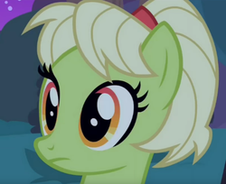Size: 802x654 | Tagged: safe, screencap, granny smith, earth pony, pony, g4, the perfect pear, adorasmith, cropped, cute, female, solo, young granny smith