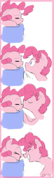 Size: 700x2260 | Tagged: safe, artist:nolycs, pinkie pie, earth pony, pony, g4, boop, bubble berry, female, male, paradox, rule 63, self ponidox, selfcest, ship:bubblepie, shipping, straight