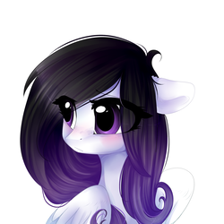 Size: 2000x2000 | Tagged: safe, artist:whiteliar, oc, oc only, pegasus, pony, female, floppy ears, high res, mare, simple background, solo