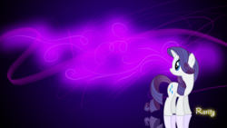 Size: 1920x1080 | Tagged: safe, artist:ancientkale, rarity, pony, g4, abstract background, female, solo, wallpaper