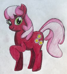 Size: 2387x2658 | Tagged: safe, artist:bozzerkazooers, cheerilee, earth pony, pony, g4, female, high res, mare, solo, traditional art