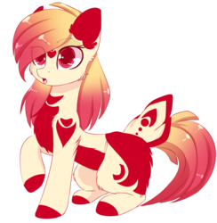 Size: 1024x1048 | Tagged: safe, artist:php146, oc, oc only, oc:kibou, earth pony, pony, colored pupils, female, mare, raised hoof, simple background, sitting, solo, transparent background