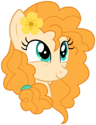 Size: 1646x2160 | Tagged: safe, artist:sonofaskywalker, pear butter, earth pony, pony, g4, the perfect pear, bust, cute, female, mare, pearabetes, simple background, solo, transparent background, vector