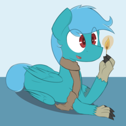 Size: 3000x3000 | Tagged: safe, artist:horseface, oc, oc only, oc:dusty, pony, fire, high res, lying down, solo