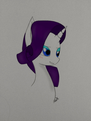 Size: 720x960 | Tagged: safe, artist:queen-meli, rarity, pony, g4, female, solo, traditional art