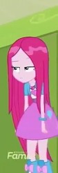 Size: 160x479 | Tagged: safe, screencap, pinkie pie, equestria girls, g4, monday blues, my little pony equestria girls: summertime shorts, boots, clothes, cropped, female, geode of sugar bombs, magical geodes, pinkamena diane pie, shoes, skirt, solo