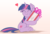 Size: 3000x2048 | Tagged: safe, artist:ncmares, twilight sparkle, pony, unicorn, g4, atg 2017, book, bookhorse, cheek fluff, chest fluff, cute, eyes closed, female, filly, filly twilight sparkle, floppy ears, gradient background, heart, high res, hug, newbie artist training grounds, sitting, smiling, solo, that pony sure does love books, twiabetes, underhoof, unicorn twilight, younger