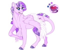 Size: 900x738 | Tagged: safe, artist:bijutsuyoukai, oc, oc only, oc:velvet love, pegasus, pony, female, mare, parent:dandy grandeur, parent:princess cadance, simple background, solo, transparent background