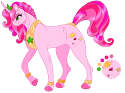 Size: 990x738 | Tagged: safe, artist:bijutsuyoukai, oc, oc only, oc:galactic passion, pony, unicorn, curved horn, female, horn, mare, offspring, parent:princess cadance, parent:starstreak, simple background, solo, transparent background